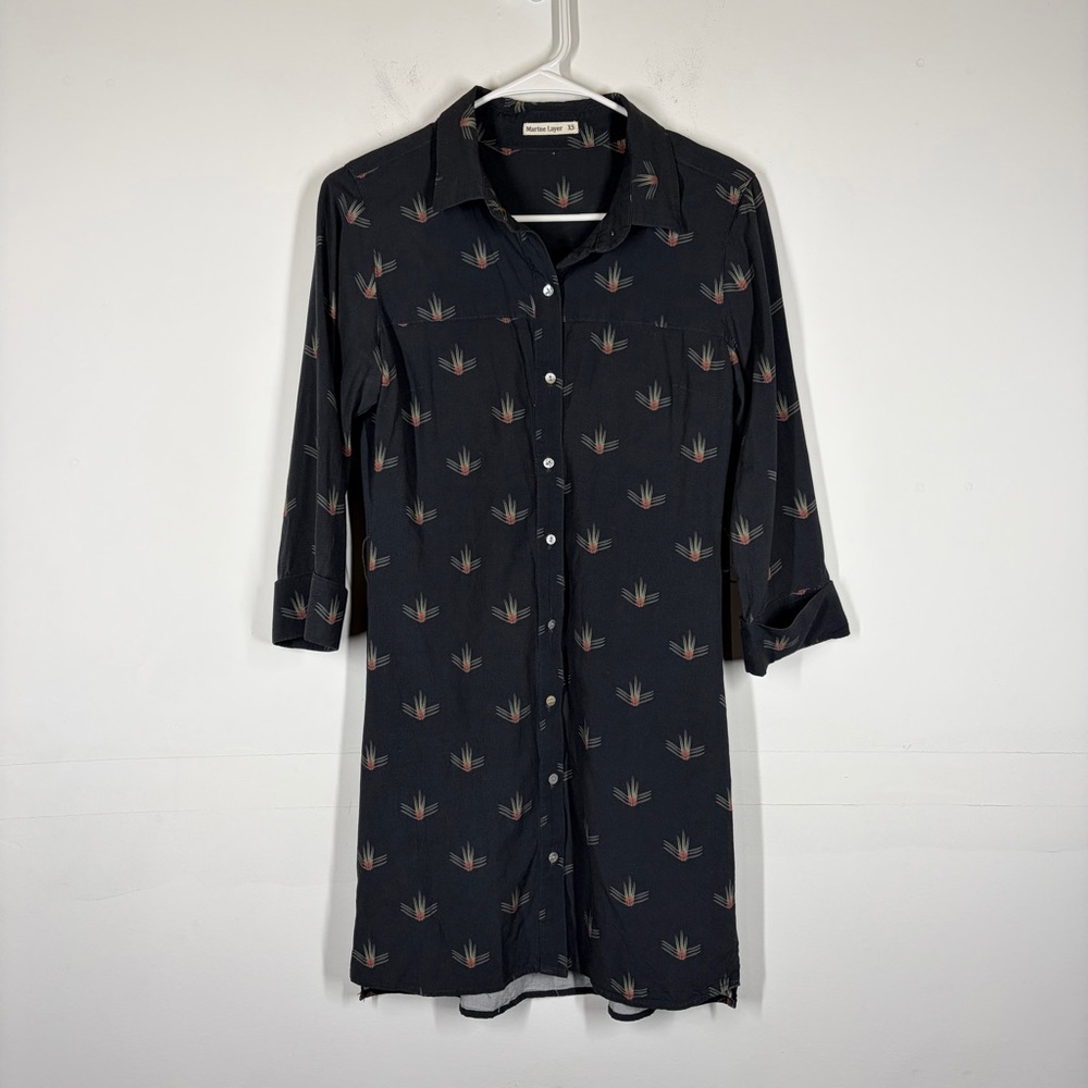 Marine Layer Zoey Shirt Dress Size XS - Picture 2 of 9